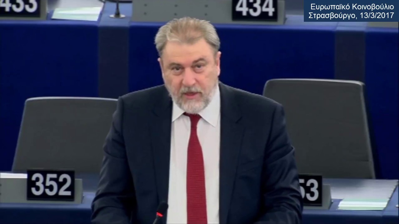 Ο Νότης Μαριάς καταγγέλλει στην Ευρωβουλή τον Ερντογάν και την παρέα του